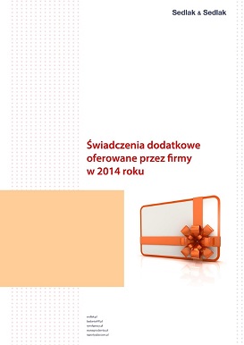 Świadczenia dodatkowe oferowane przez firmy w 2014 roku