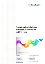 Świadczenia dodatkowe w oczach pracowników w 2016 roku