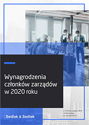 Wynagrodzenia członków zarządów w 2020 roku