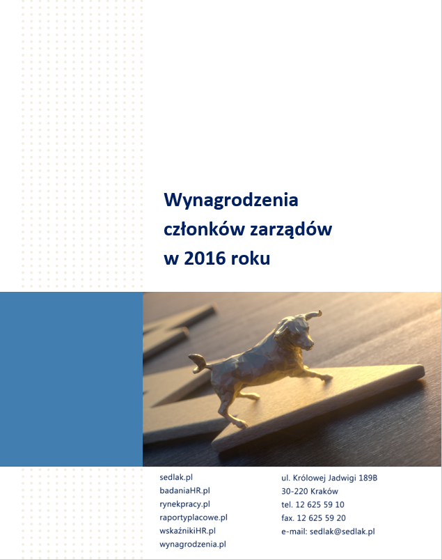 Wynagrodzenia członków zarządów w 2016 roku