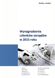 Wynagrodzenia członków zarządów w 2015 roku