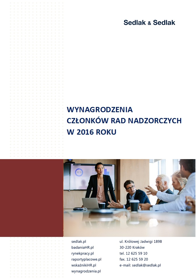 Wynagrodzenia członków rad nadzorczych w 2016 roku