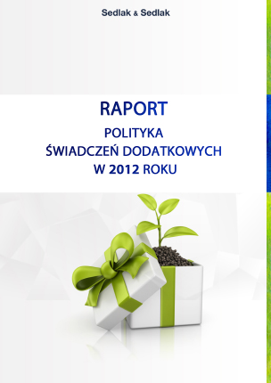 Polityka świadczeń dodatkowych w 2012 roku